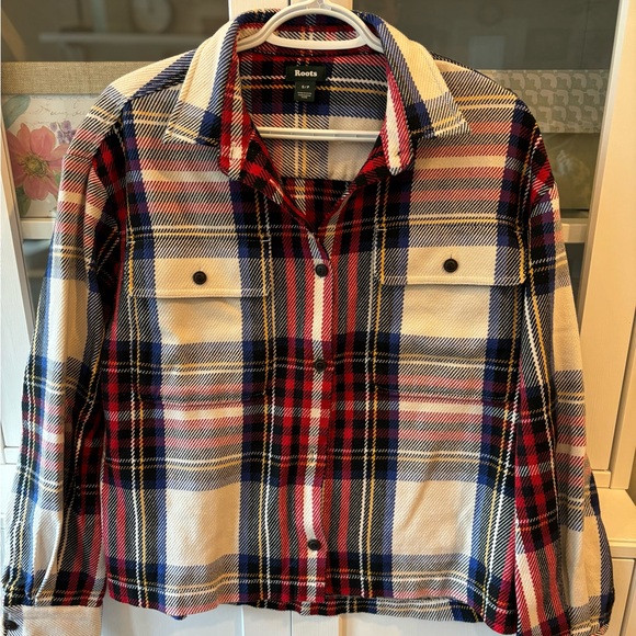 Roots cropped plaid shirt - Picture 1 of 2